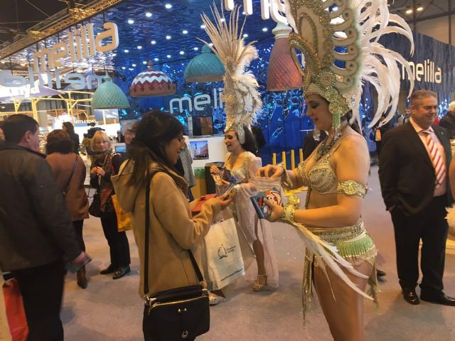 El Carnaval de Santiago de la Ribera se consolida en Fitur  como un valioso recurso turístico para el  municipio