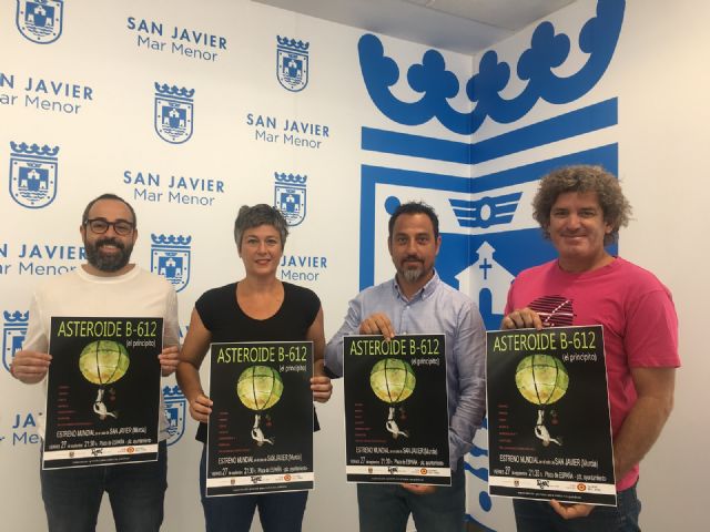 San Javier acoge el estreno mundial del nuevo espectáculo de teatro aéreo del Grupo Puja!
