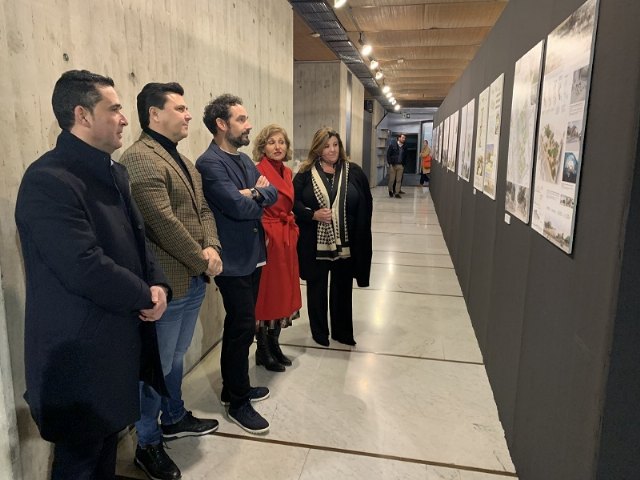 Una cubierta inspirada en los hangares de Aviación, dará lugar a una zona de eventos en el nuevo parque 'Príncipe de Asturias', de Santiago de la Ribera