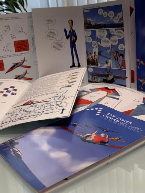 'San Javier, ciudad del aire' edita un  cuaderno de actividades sobre la Aviación y San Javier
