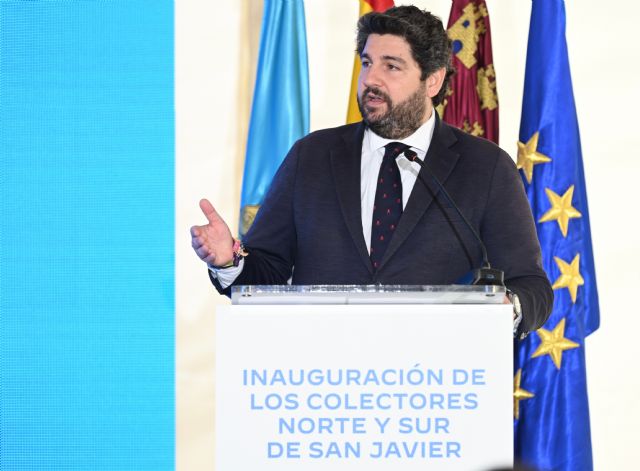El Gobierno regional pone en funcionamiento los colectores Norte y Sur de San Javier, que reducirán el impacto de las lluvias torrenciales