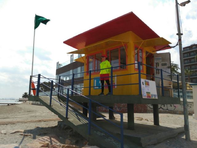 Playas vigiladas en La Manga y Santiago de la Ribera durante la Semana Santa