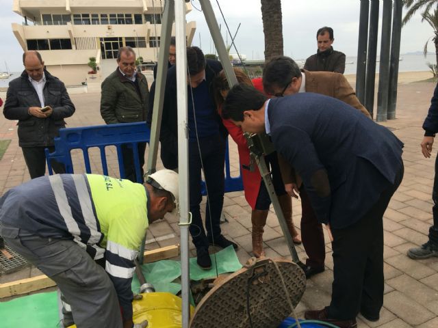 El paseo Colón renueva saneamiento sin abrir zanjas