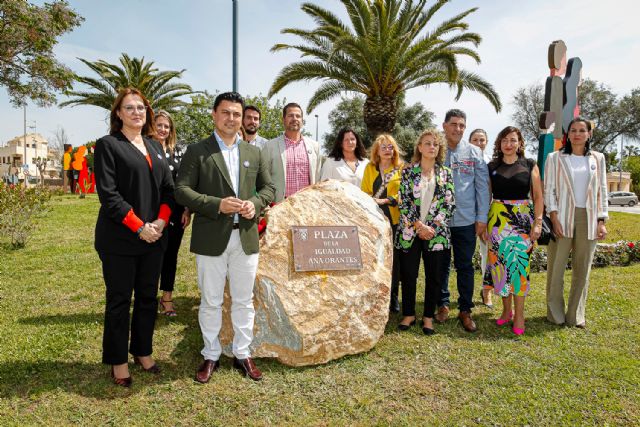 Inauguración de la Plaza de la Igualdad Ana Orantes en San Javier