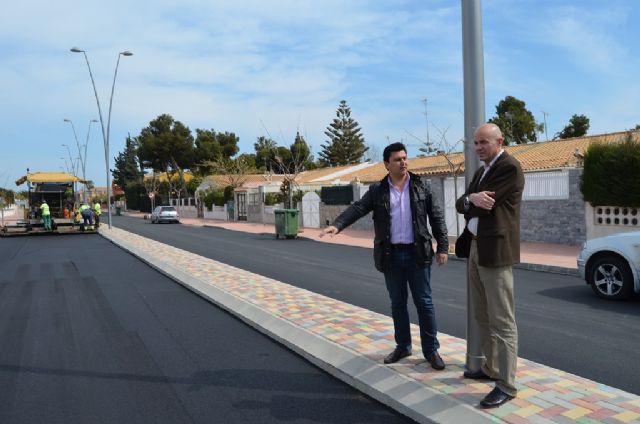 Las obras de pavimentación de la Avenida Virgen de Loreto finalizan esta semana