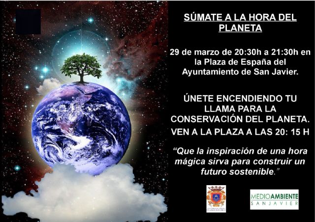 San Javier apagará luces para sumarse a la Hora del Planeta
