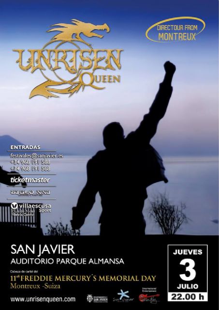 Unrisen Queen llevará el espíritu de banda de Freddy Mercury al auditorio de San Javier