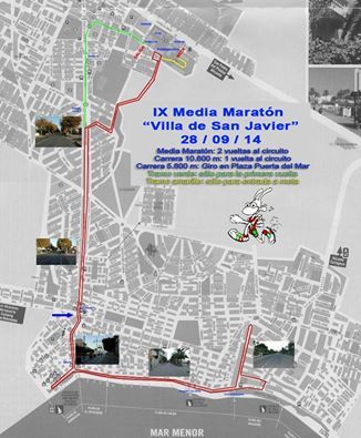 San Javier acoge el próximo domingo 28 de septiembre su novena Media Maratón que coincide con la IIII Carrera Popular de Otoño