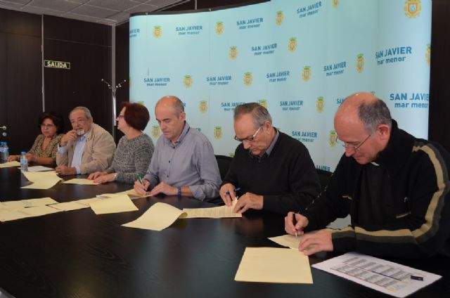 El Ayuntamiento firma convenios de colaboración con cinco asociaciones y entidades locales
