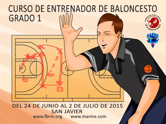 Curso semipresencial de entrenador de baloncesto en San Javier
