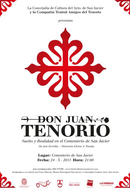 Don Juan Tenorio desembarca mañana en el cementerio de San Javier