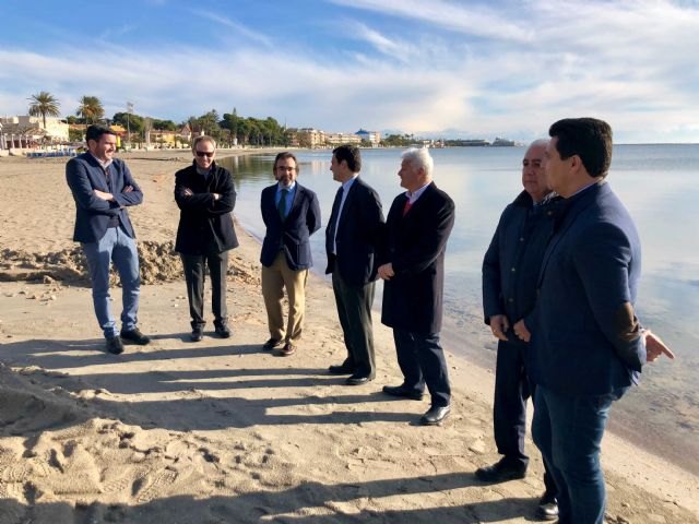 San Javier contará con un punto de acceso para embarcaciones en la playa de El Atalayón para eliminar los fondeos ilegales en el Mar Menor