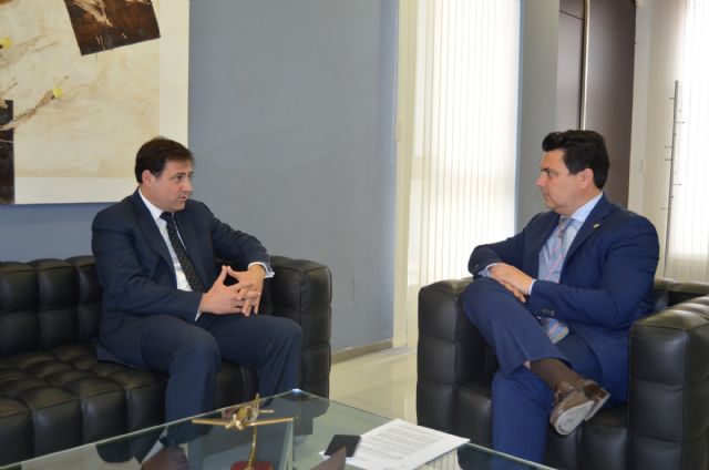 El presidente de la Asociación de Promotores de la Región de Murcia se reunió con el alcalde de San Javier