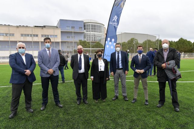 La Universidad de Murcia inaugura el campo de fútbol del Campus de Ciencias del Deporte de San Javier