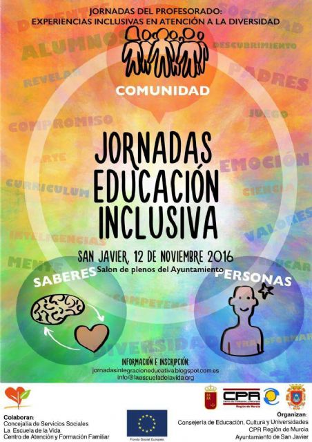 San Javier acoge mañana una Jornada para docentes sobre Educación Inclusiva