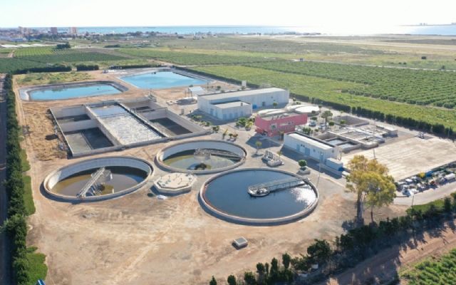 La planta experimental de tratamiento de lodos de la depuradora de San Javier recibe un galardón europeo por su contribución a la economía circular
