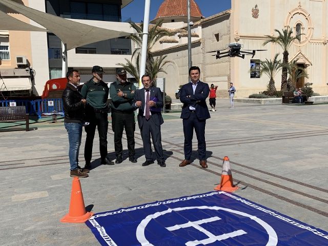 La Policía Local de San Javier presenta un dron que contribuirá a mejorar la seguridad ciudadana en el municipio