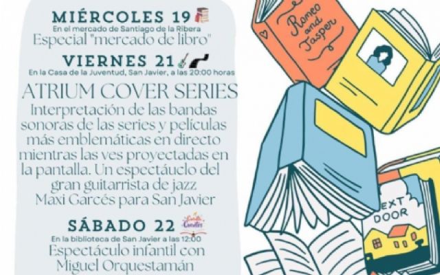 Más de 30 escritores del municipio participarán en la I Feria del Autor Local de San Javier, en el Día del Libro