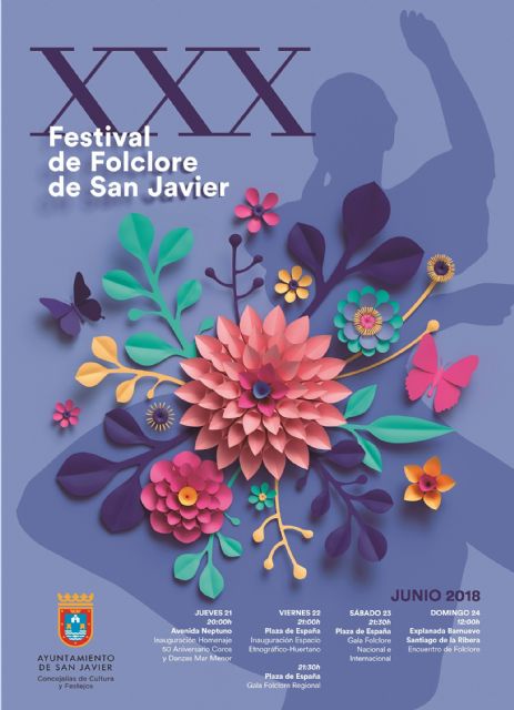Grupos de Murcia, Galicia y Serbia participarán en el XXX Festival Internacional de Folclore de San Javier
