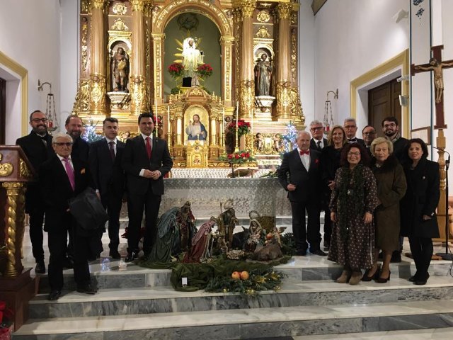 El pregón de Juan Antonio Lorca, director general de Bienes Culturales inauguró la Navidad en San Javier