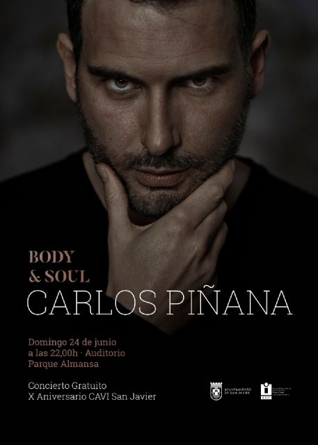 Carlos Piñana presenta en San Javier su espectáculo de música y baile 'Body & Soul'