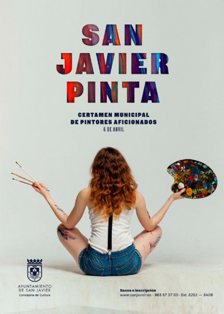 Cultura pone en marcha 'San Javier pinta', un certamen para los pintores aficionados del municipio