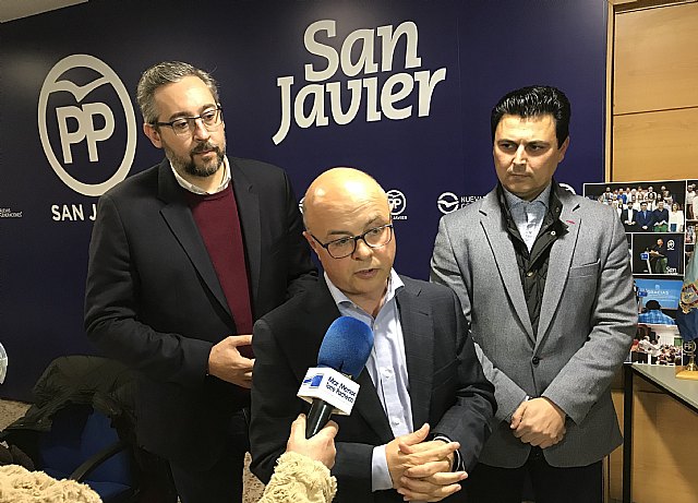 El gobierno regional del PP invertirá en San Javier 16 mill €. durante el año 2018