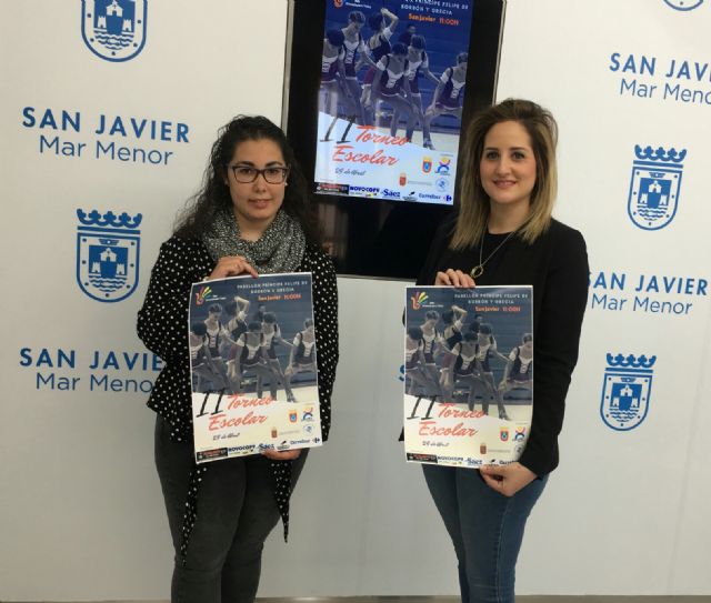 Más de 150 gimnastas de 19 equipos se medirán en el II Torneo Escolar de Gimnasia Estética de Grupo de San Javier