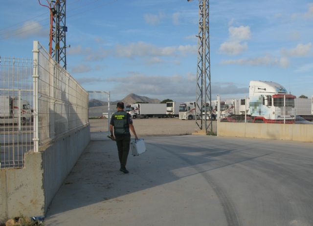 La Guardia Civil desmantela un grupo criminal dedicado a la sustracción de gasóleo bonificado en San Javier