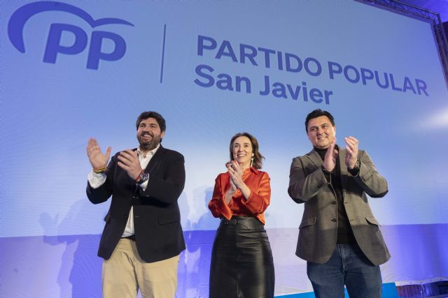 Cuca Gamarra y López Miras arropan a José Miguel Luengo como candidato a la alcaldía de San Javier