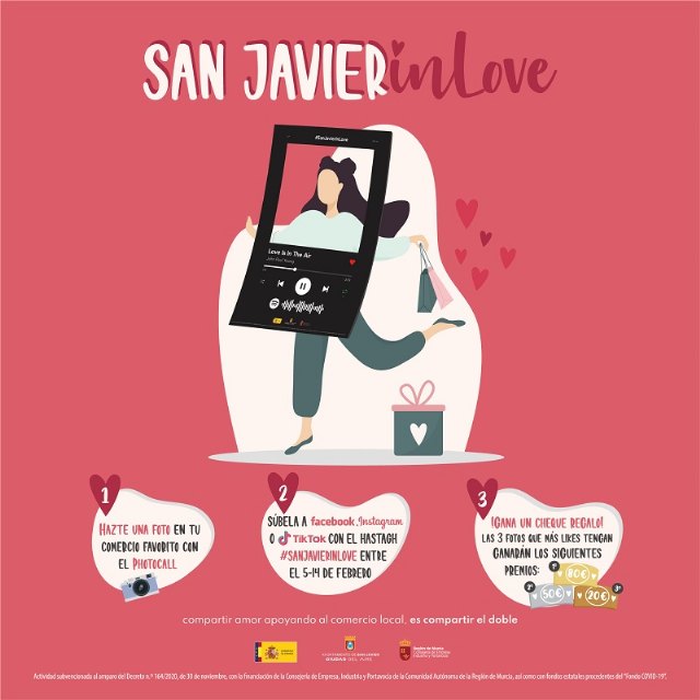 La campaña 'San Javier In Love' ya tiene ganadores